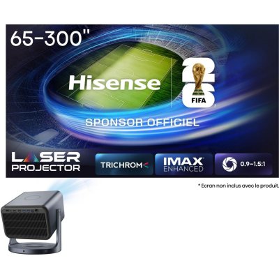 HISENSE Mini vid&eacute;oprojecteur Laser TV Trichroma C2 PRO 