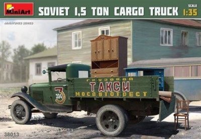 MINI ART Miniart 38013 Kit De Mod&eacute;lisme Soviet 1,5 Ton Cargo Truck-