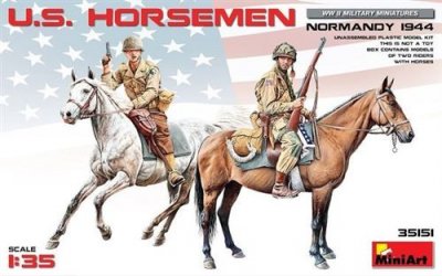 MINI ART Miniart - Miniart - U.S. Horsemen. Normandy 1944