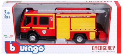 BBURAGO Miniature Burago Renault premium pompier 1/50- 1/50 - Miniature autom