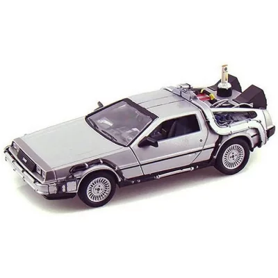 GENERIQUE Miniature Welly SET DE 3 DELOREAN "RETOUR VERS LE FUTUR" EPISODE 1/2/3