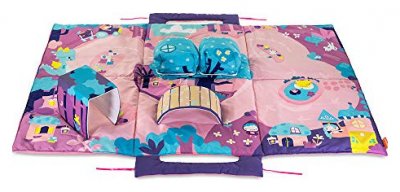 MINILAND  tapis de jeu Fairy 105 x 70 cm polyester rose/violet