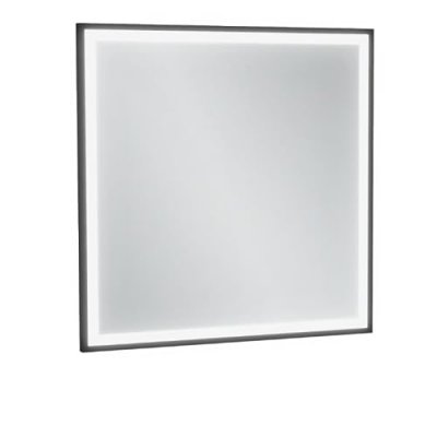 JACOB DELAFON Miroir de salle de bain Allure, carr&eacute; LED, 80 x 2 x 80 cm