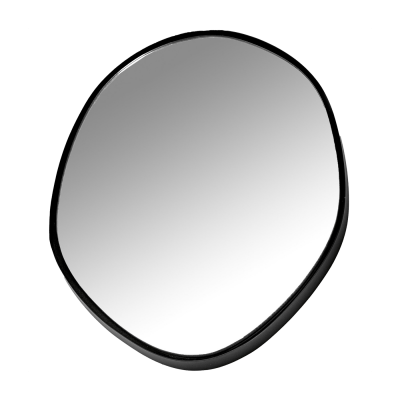 SERAX Miroir en verre et acier noir C - 