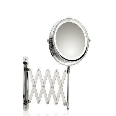 KELA Miroir Grossissant Mural Lumineux Led (x5) Rond Val&eacute;rie