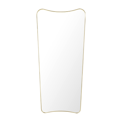 GUBI Miroir - Miroir F.A.33 L 70cm x P 2,5cm x H 146cm Laiton Laiton, verre