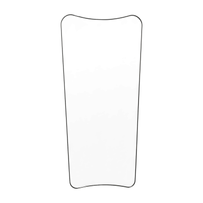 GUBI Miroir - Miroir F.A.33 L 70cm x P 2,5cm x H 146cm Laiton, verre Noir