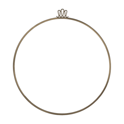 GUBI Miroir - Miroir RANDACCIO Diam 70cm x P 1,6cm Laiton Laiton, verre