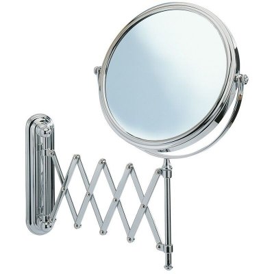 WENKO Miroir mural bras t&eacute;lescopique 500% chrom&eacute;