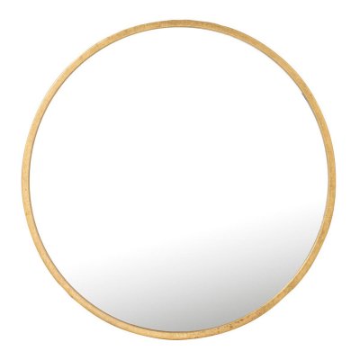  Miroir Mural en M&eacute;tal Design Mona 50cm Or