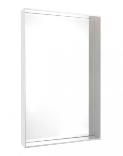 KARTELL Miroir mural Only me plastique blanc / L 80 x H 180 cm - 