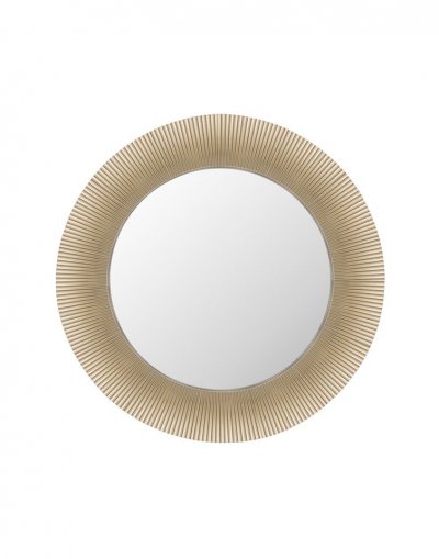 KARTELL Miroir rond en m&eacute;tal dor&eacute; 78 cm Saints - 