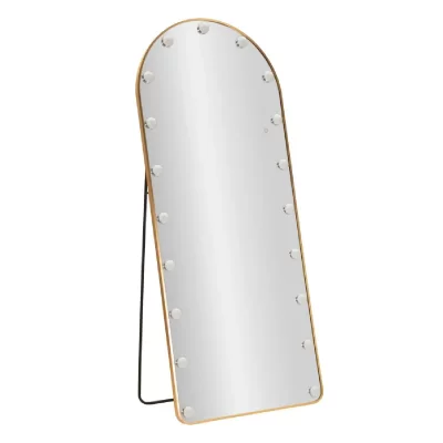 MAURO FERRETTI Miroir sur pied Hollywood avec &eacute;clairage LED, 70 x 45 x 170 cm