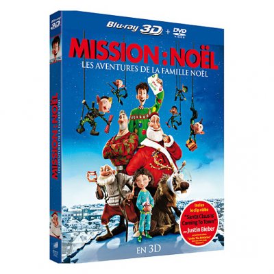 Mission : No&euml;l - Les Aventures de la famille No&euml;l - Combo Blu-Ray 3D
