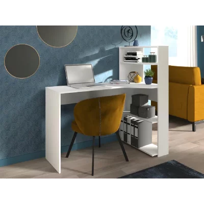 Mister Bureau Bois Dense, Blanc