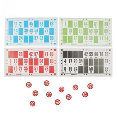 MISTER GADGET  - Jeu de loto 48 grilles 90 jetons 