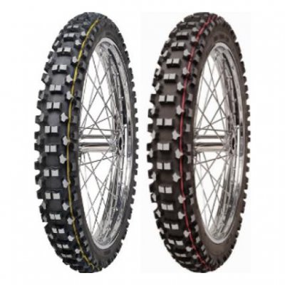  Mitas C-21 ( 90/90-14 TT 46P Compos&eacute; de caoutchouc Super, NHS, Roue avant, gelb )