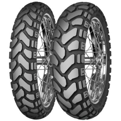 MITAS  E-07+ ( 140/80B17 TL 69T roue arri&egrave;re, Marquage M+S, Compos&eacute; de caoutchouc Dakar, gelb )