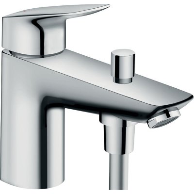 HANSGROHE Mitigeur bain/douche C2 monotrou avec cartouche &agrave; 2 vitesses chrom&eacute;