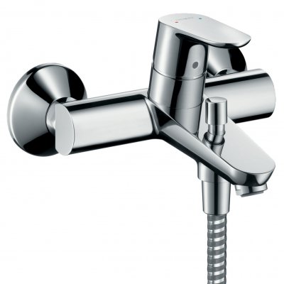 HANSGROHE Mitigeur bain-douche FOCUS E2 - Chrom&eacute;