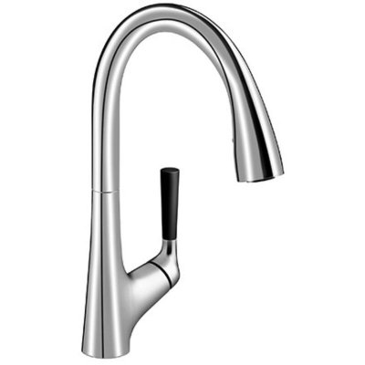 JACOB DELAFON Mitigeur cuisine malleco bec haut douchette extractible, chrome