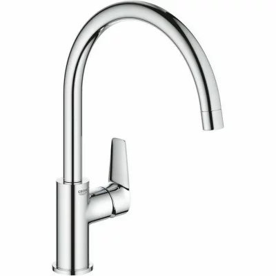 GROHE Mitigeur cuisine Start Edge Bec haut Chrom&eacute; - 
