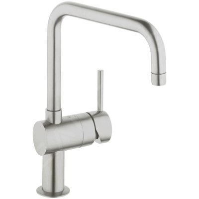 GROHE Mitigeur d'&eacute;vier supersteel bec en u minta 32488dc0 