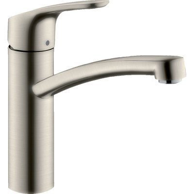 HANSGROHE Mitigeur de cuisine 160, 1 jet aspect acier inox  