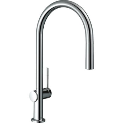 HANSGROHE Mitigeur de cuisine 210, avec douchette extractible 1 jet chrom&eacute; 
