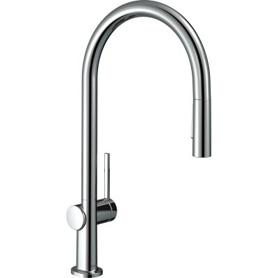 HANSGROHE Mitigeur de cuisine 210, avec douchette extractible 2 jets chrom&eacute; 