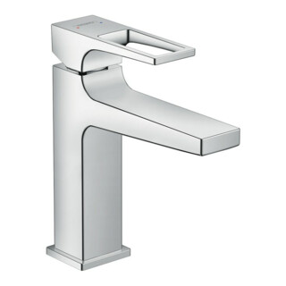HANSGROHE Mitigeur de lavabo 110 poign&eacute;e &eacute;trier, avec tirette et vidage chrom&eacute;