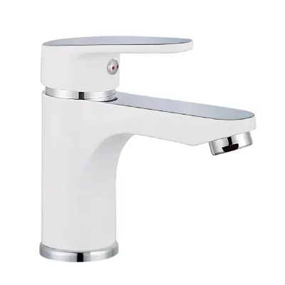 SCHüTTE Mitigeur de lavabo alaska Blanc et chrome Sch&uuml;tte n/a