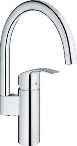 GROHE PROFESSIONNAL Mitigeur &eacute;vier bec haut Eurosmart