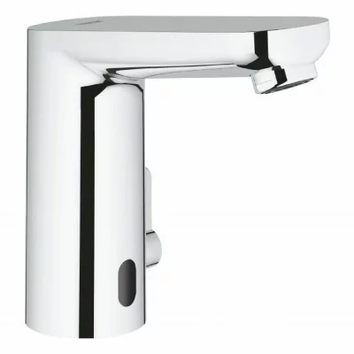 GROHE Mitigeur infrarouge pour lavabo sur plage  Get e - 6 v - Chrom&eacute;