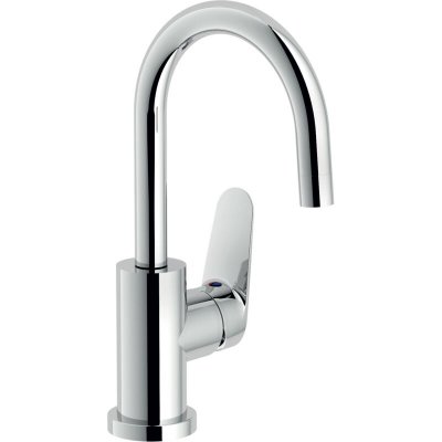 NOBILI Mitigeur lavabo BLUES bec haut - Chrom&eacute; 