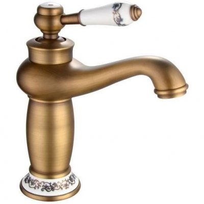 EDOUARD ROUSSEAU Mitigeur lavabo bronze brillant,  Marple M