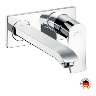 HANSGROHE Mitigeur Lavabo Encastr&eacute; Metris Bec Court 225Mm Chrom&eacute;  