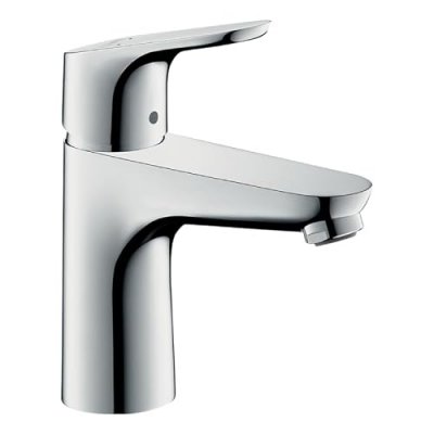 HANSGROHE Mitigeur lavabo Focus 100 Eco C3, avec tirette et vidage chrom&eacute;