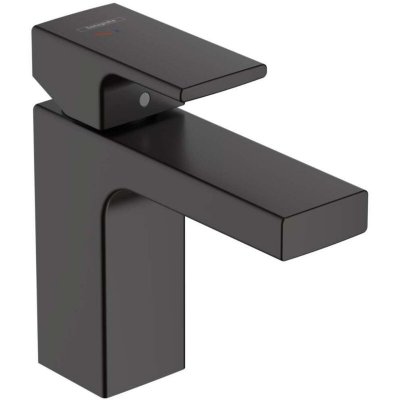 HANSGROHE Mitigeur lavabo noir mat,  Vernis shape M