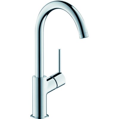 HANSGROHE Mitigeur lavabo Talis bec haut, bonde Push-Open chrom&eacute; - 32082000