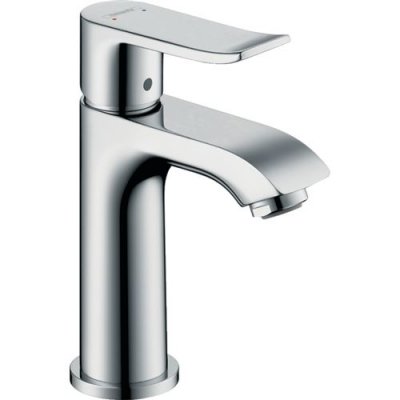 HANSGROHE Mitigeur petit lavabo 100, avec tirette et vidage chrom&eacute; 