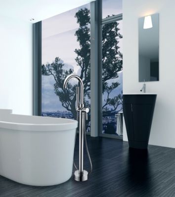 EDOUARD ROUSSEAU Mitigeur pour baignoire sur pied Ilo - Chrome 