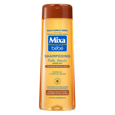 MIXA  B&eacute;b&eacute; Shampooing D&eacute;m&ecirc;lant Tr&egrave;s Doux Karit&eacute; 300ml