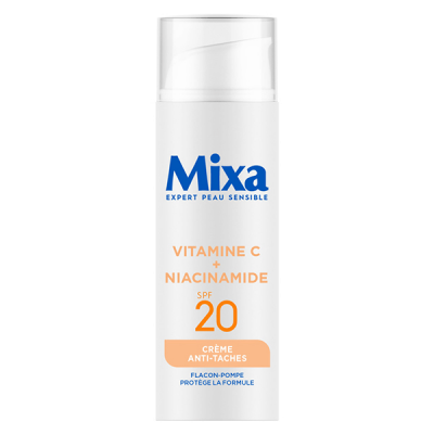 MIXA  Cr&egrave;me Anti-Taches &agrave; la Vitamine C et Niacinamide 