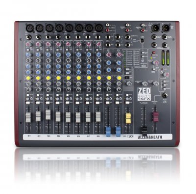 ALLEN&HEATH Mixeur Analogique USB avec Effets 8 Mono 2 St&eacute;r&eacute;o 2 AUX - SAE ZED60-14FX