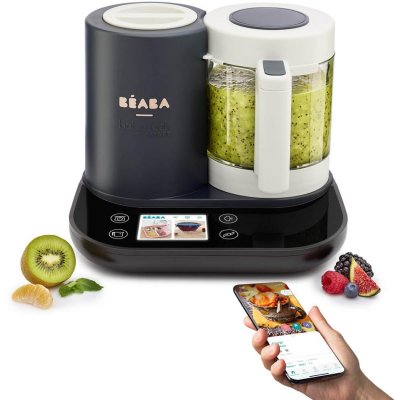 BEABA Mixeur Cuiseur B&eacute;b&eacute;  Babycook Smart - Gris Anthracite 