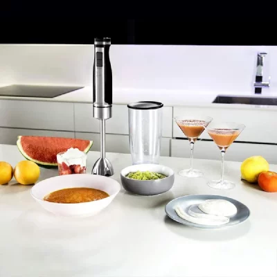 CECOTEC Mixeur plongeant x-blades 1500w gris noir