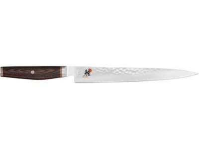 MIYABI  340782410 Sujihiki 240 6000 MCT, Acier, Brun, 37 x 6 x 3 cm