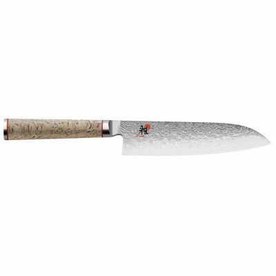 MIYABI  34374-181-0 Couteaux Japonais Santoku 180 mm Argent