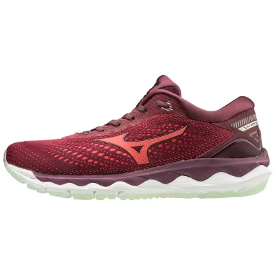 MIZUNO  Wave Sky 3 Running Shoes Rouge EU 37 Femme